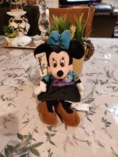 NWT 2000 Disney Bean Bag Plush - NAVIGATOR MINNIE Disney Quest Beanie