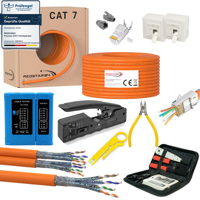 Cat7 Verlegekabel Netzwerkkabel Datenkabel Kat Lan Kabel Ethernet Simplex Duplex