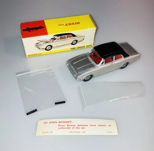 Vintage Dinky Toy  169  Ford Corsair 2000E  old store stock