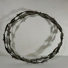 Allis Barbed Wire Texas Rusty Cowboy Western Decor Craft Metal 9ft Roll