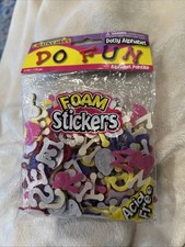 Creative Hands Fibre Craft Kids Cool Foam Alphabet Scrapbook Stickers 175 Pcs
