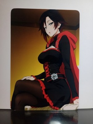 Ruby Rose RWBY Anime Waifu ACG Art Card