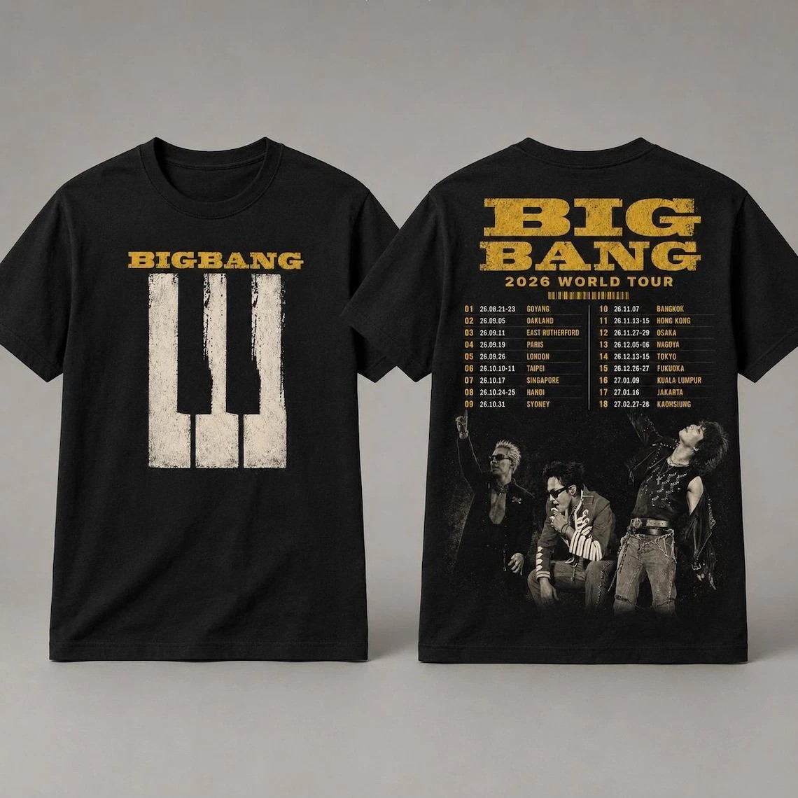 BIGBANG 20th Anniversary 2026 World Tour K-Pop T-Shirt | eBay