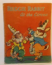 Vintage PB Reggie Rabbit At The Circus  Harford Davie Old Book