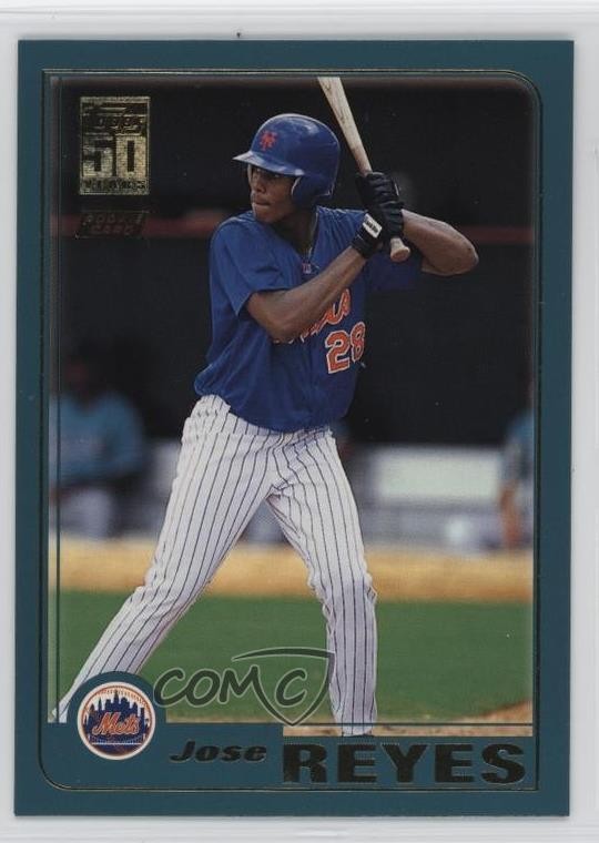 2001 Topps Traded & Rookies Jose Reyes #T242 1en6