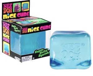 Needoh Nee doh Nice Cube Stressball Blau Quetschspielzeug
