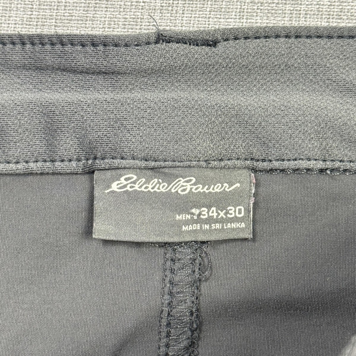 Eddie Bauer Hiking Pants Mens 34x30 Gray Nylon Spandex Trail  display picture 2