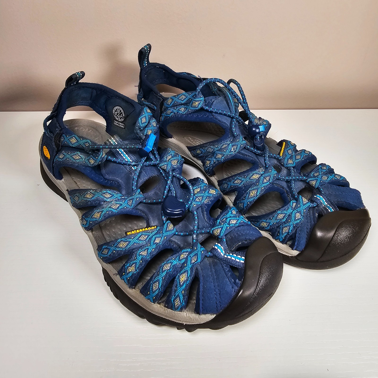 KEEN Scarpa sandalo donna Whisper punta chiusa avventura blu fumo taglia 8 5