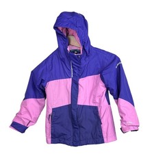 Columbia Interchange Jacket Kids XXS Purple Pink Nylon Outgrown Hooded