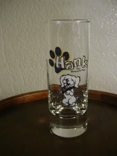 RARE HTF HANK THE BALLPARK PUP SHOT GLASS, MILWAUKEE BREWERS, DOG, MASCOT