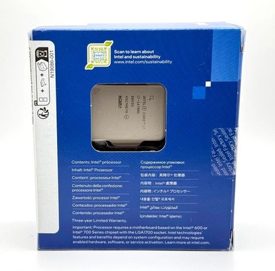 Intel Core i7-14700K 3.4GHz 20-Core 28-Thread CPU (BX8071514700K