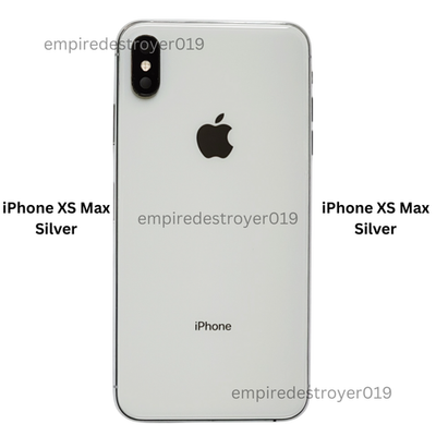 Apple iPhone XS Max Back Housing Replacement Frame Silver Original