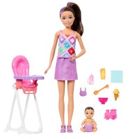 Barbie Skipper Babysitters Inc. Spielset Mit BrüNetter Puppe, BrüNetter Kleinkin
