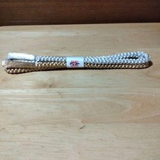 Kumihimo Kimono Obi Cord Gold Silver
