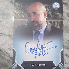 Rittenhouse Marvel Agents of S.H.I.E.L.D. Carlo Rota Autographed Limited Card