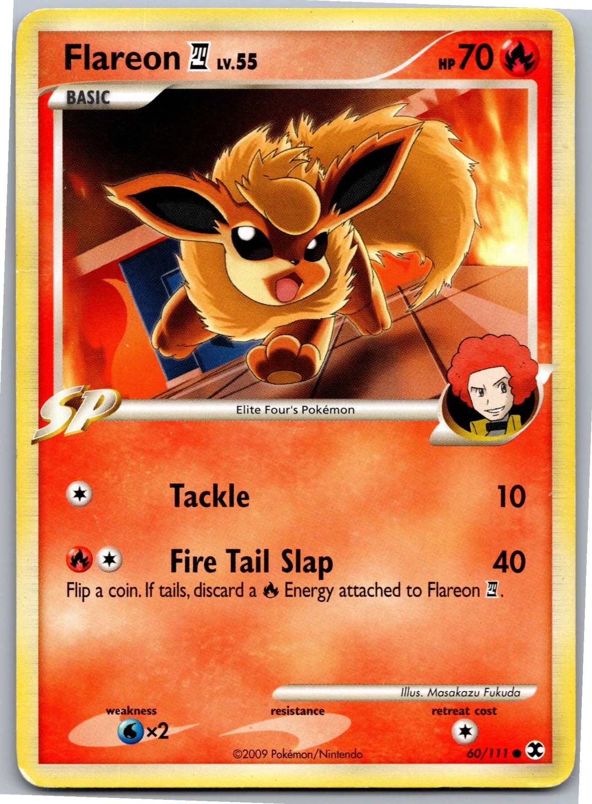Flareon E4 - Rising Rivals 60/111 - Common - NM Pokémon TCG