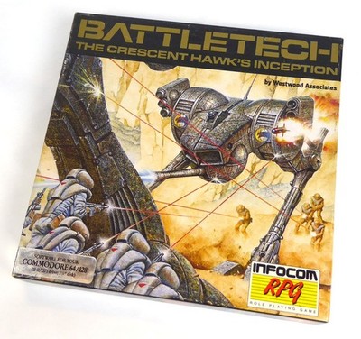 Commodore 64 Disk C64 in OVP -- BATTLETECH (Infocom) -- Disk