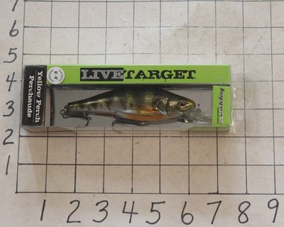 KOPPERS LIVE TARGET PERCH LURE CRANKBAIT SIZE 4 3/4'' 1 1/4 OZ 6'-8' DIVE DEPTH