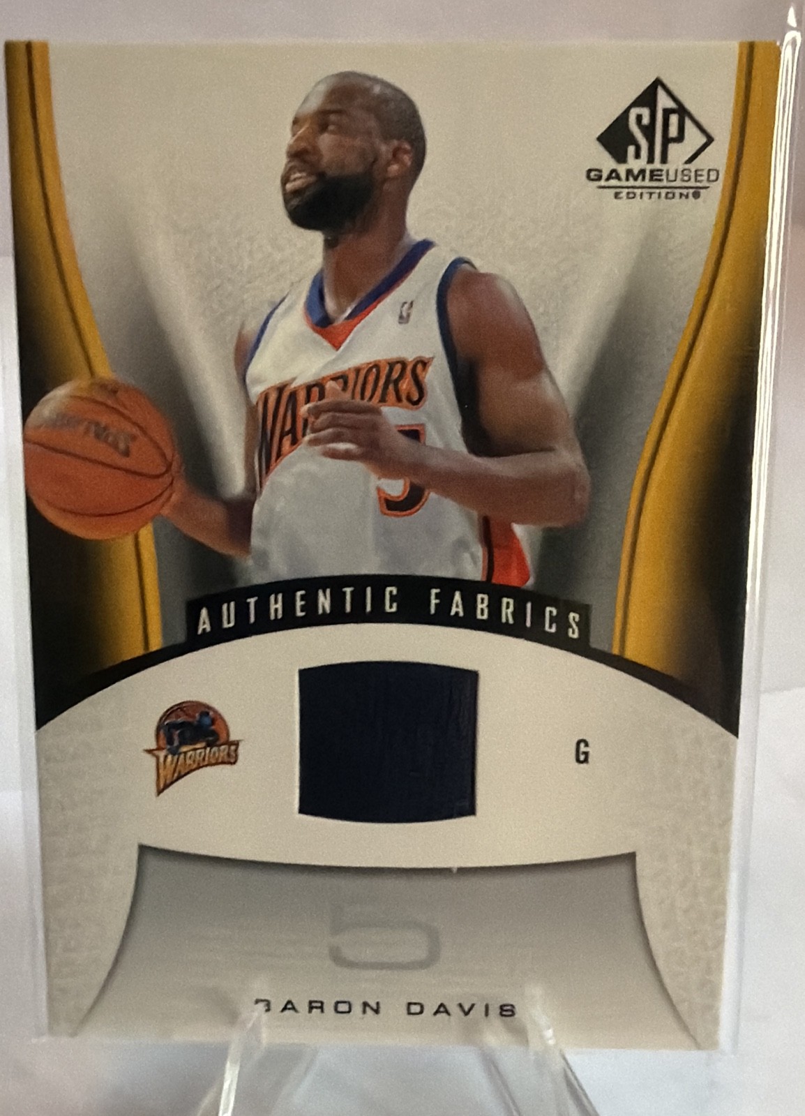 2006-07 SP Game Used Edition - Authentic Fabrics Baron Davis #127 (MEM)