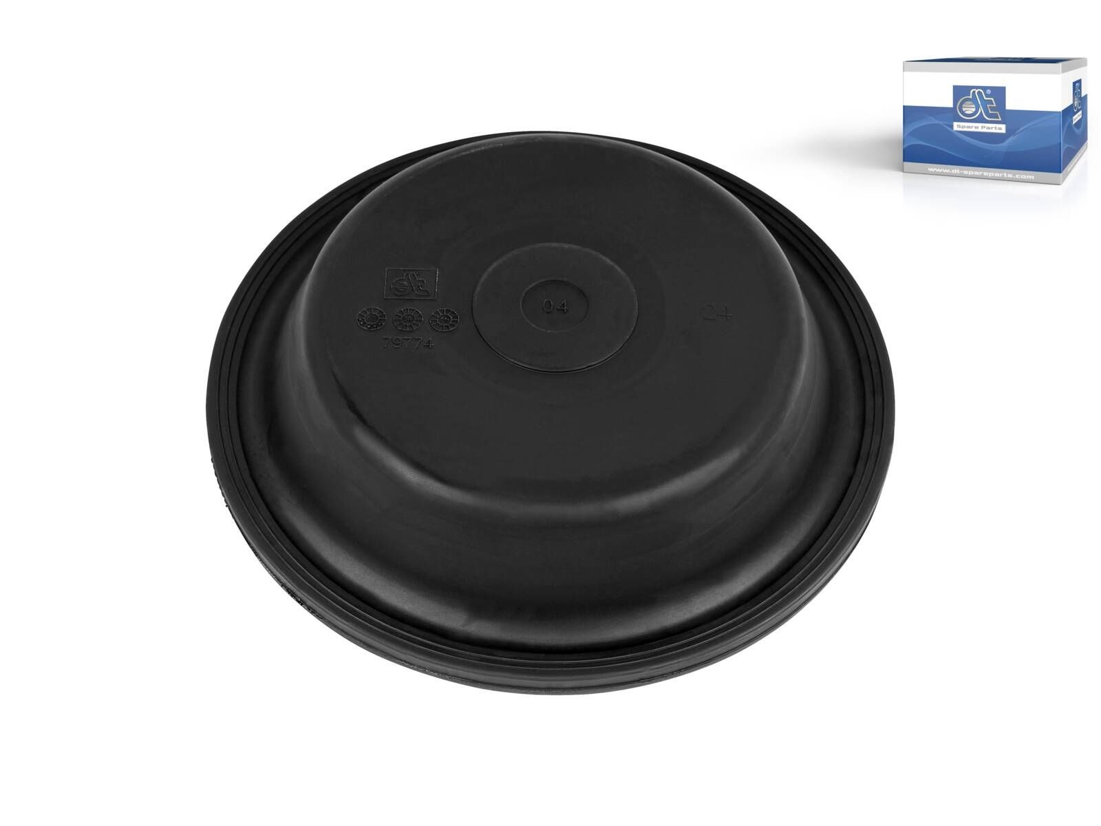 Membrane DT Spare Parts 1.18034 haute résistance élastomère premium de 177,5 mm