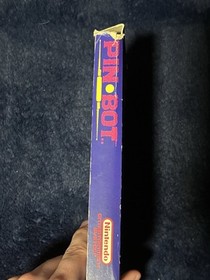 Pin Bot Nintendo NES Video Game Cart and Box