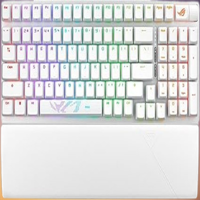 ASUS ROG Strix Scope II 96 Tri-Mode Mech Keyboard, White