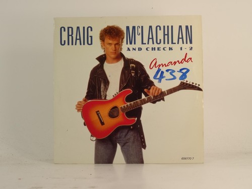 CRAIG MCLACHLAN AND CHECK 1-2 AMANDA (1) (78) 2 Track 7" Single also Picture Sle