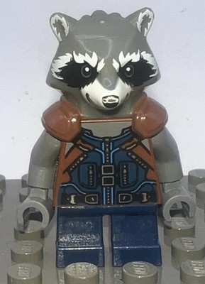  LEGO Minifigure Rocket Raccoon Marvel Super Heroes Guardians of Galaxy sh384