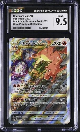 CGC 9.5 Mint+ Charizard VSTAR SWSH262 SWSH: Sword & Shield Promo Cards Holo