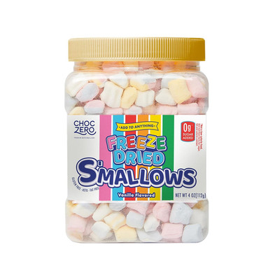 Choczero Sugar Free Freeze Dried Marshmallows, Crunchy Marshmallow Bits for Cere