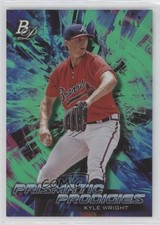 2018 Bowman Platinum Prismatic Prodigies Green 48/99 Kyle Wright #PPP-37 4pn