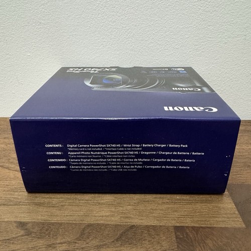 Canon PowerShot SX740 HS Point & Shoot Camera Black US Model 2955C001 3.0" LCD - Picture 4 of 10