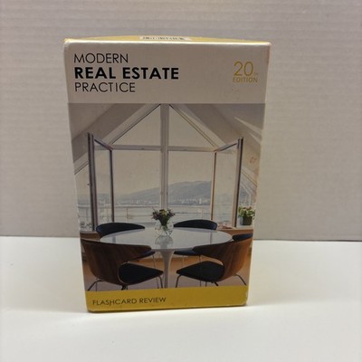 Dearborn Modern Real Estate Practice 20th Edition Flashcard Review