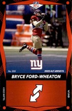 2025 Uno Elite Alternate - Red Bryce Ford-Wheaton New York Giants #055