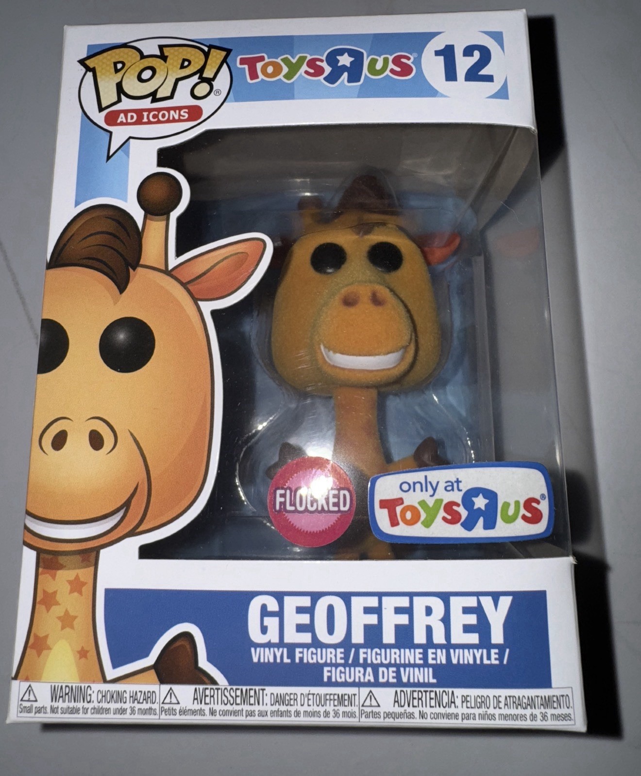 Funko Pop! Vinyl: Toys R Us - Geoffrey (Flocked) - Toys R Us