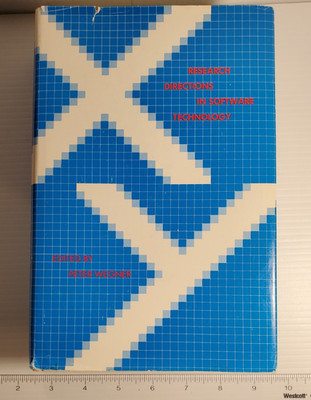 Research Directions in Software Technology 2nd Edition P. Wegner HardCover Book