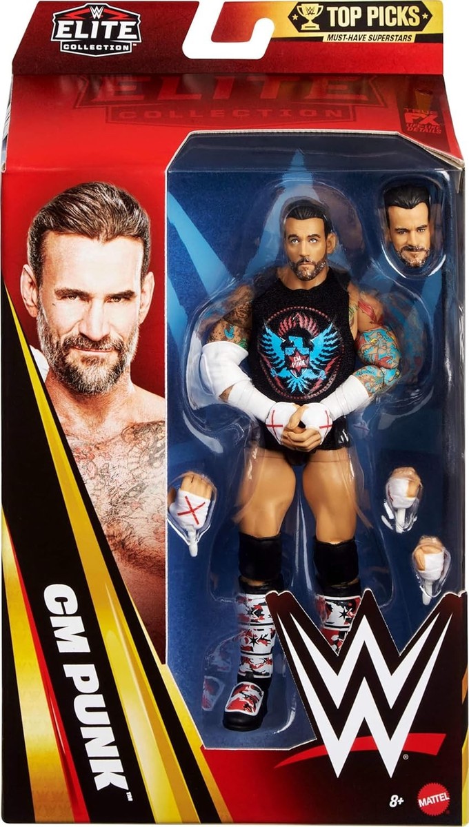 WWE Elite Collection Top Picks CM Punk Action Figure 2026 Mattel