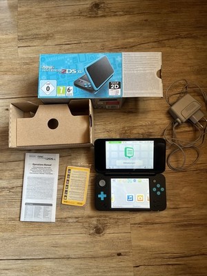 New Nintendo 2DS XL Handheld-Spielekonsole - Schwarz/Türkis Ovp