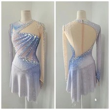 Stylish Ice skating dress figure skating competition dance costume