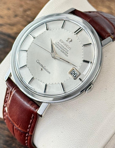 Omega Constellation Pie Pan Watch Automatic Vintage Mens 1966, Warranty+Serviced - Picture 1 of 13