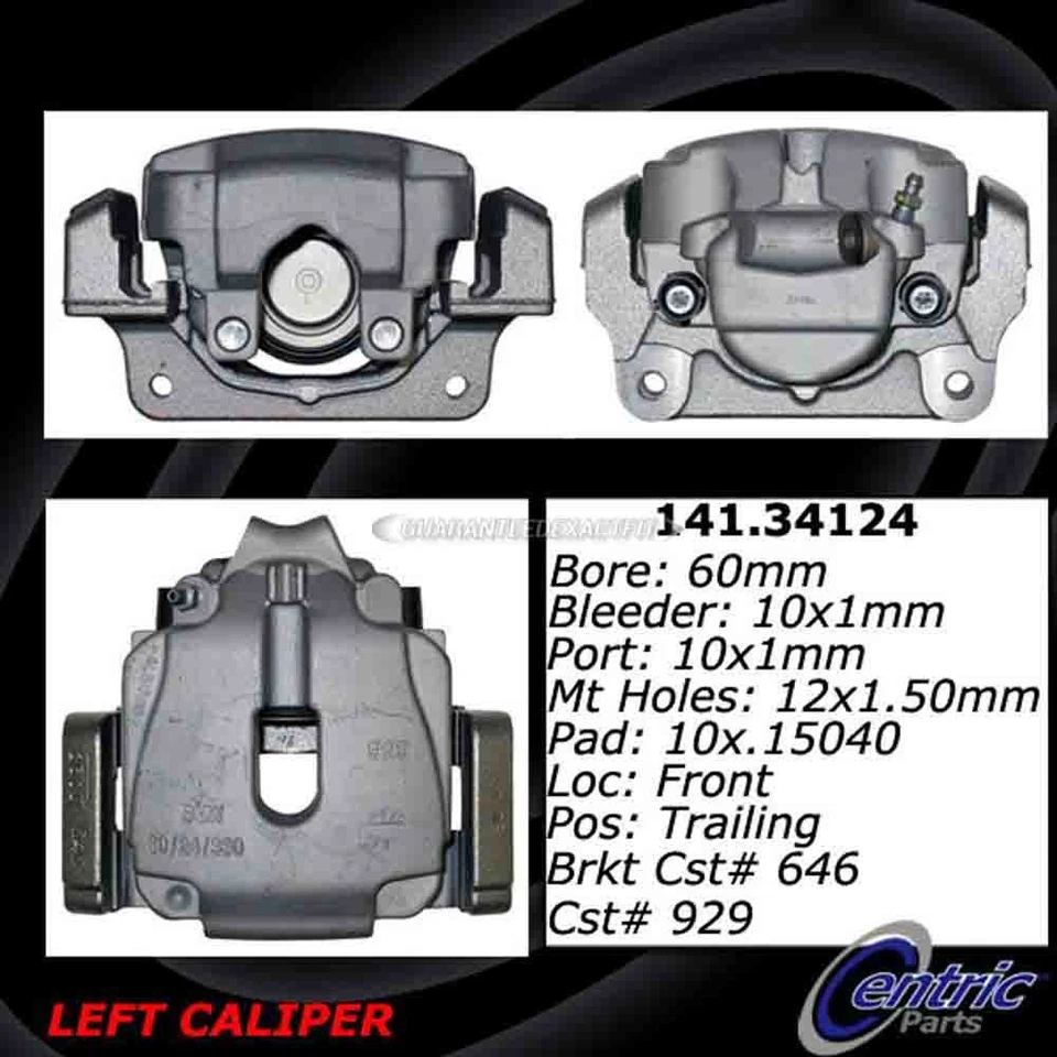 For BMW 528i 2011 2012 2013 2014 2015 2016 Centric Front Brake Caliper TCP - Image 4 of 4