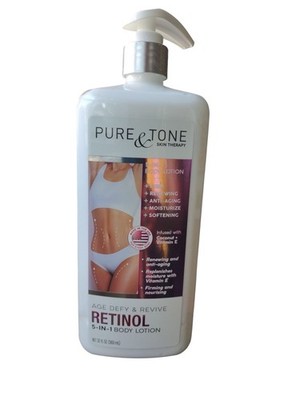 Pure & Tone Skin Therapy Age Defy & Revive Retinol 5-IN-1 Body Lotion 32 fl. oz