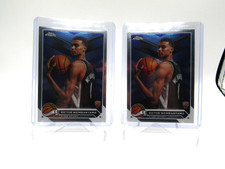 2023-24 Topps Chrome Basketball - Victor Wembanyama #1 - Base Rookie RC LOT OF 2