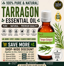 Tarragon Essential Oil Pure Estragon Artemisia dracunculus Herbal Aroma Bangota