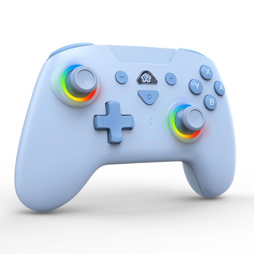 Wireless Switch Controllers for Nintendo Switch,6-Axis Gyro,Turbo,7 RGB Lights - Picture 12 of 29