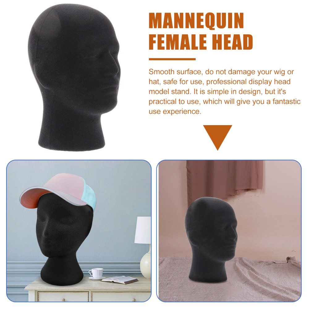 APL 2 Pezzi Testa di Manichino In Schiuma Manichino