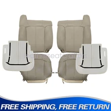 For 1999 2000 Chevy Silverado Both Side Seat Cover No Armrest & Foam Cushion Tan