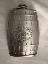 Jack Daniel’s Old n. 7 fiaschetta anca acciaio inox 6 oz a forma di botte 2007 whisky