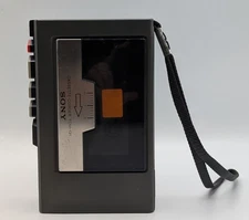 Vintage Sony TCM-131 Portable Cassette-Corder PARTS REPAIR PARTIALLY WORKS