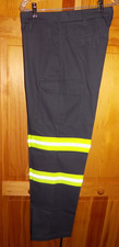 Hi Vis Visibility Safety Work Wear Cargo Trouser Pants NWOT34 X 34 Charcoal Gray